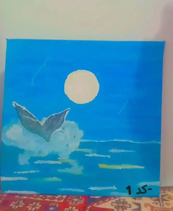 فروش سه عدد نقاشی هنری  کارِ دست|تابلو، نقاشی، عکس|سبزوار, باهنر|دیوار