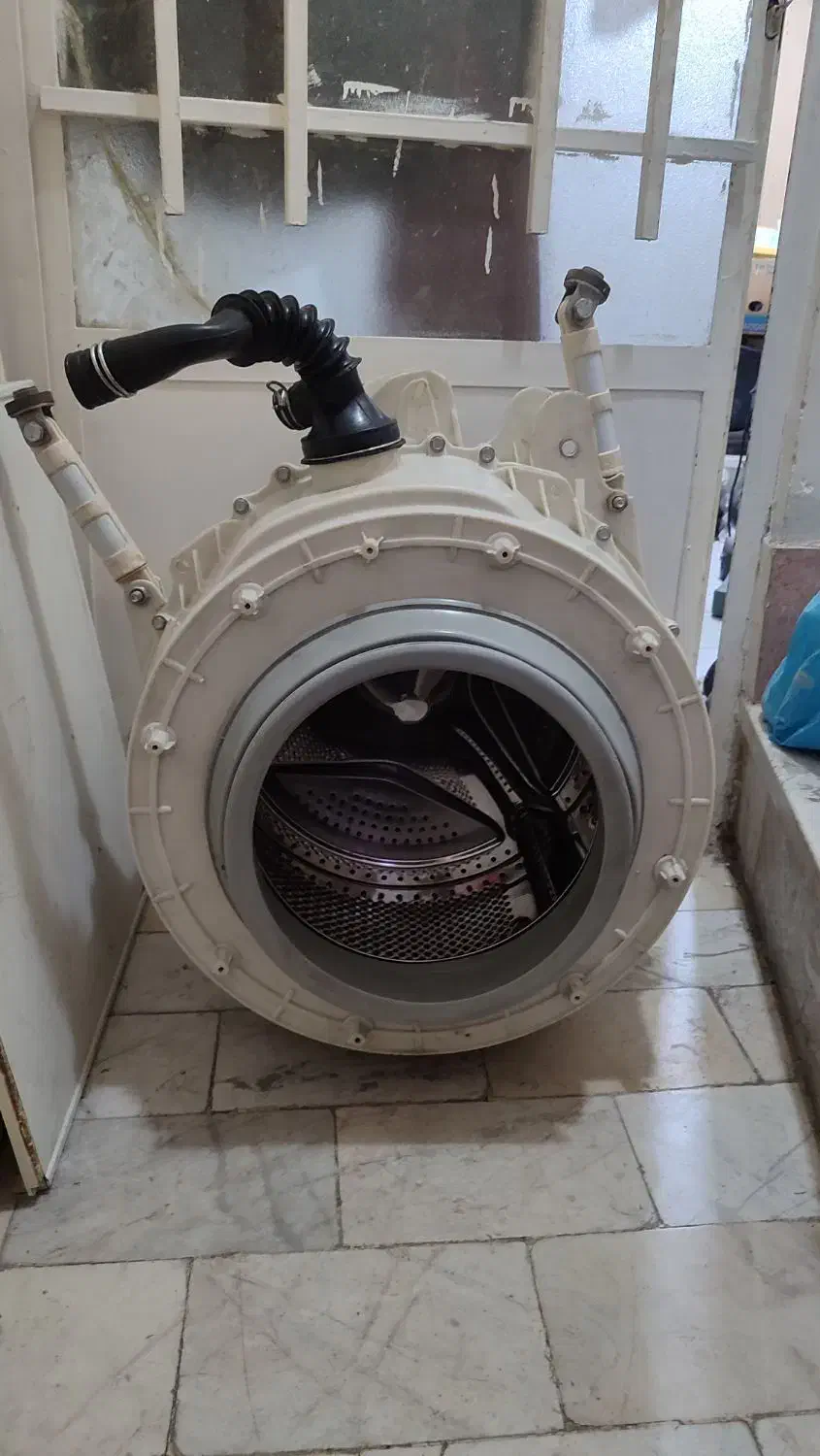 دیگ کامل ماشین لباسشویی اسنوا مدل SWD-SS801|ماشین لباسشویی و خشککن لباس|تهران, خاک سفید|دیوار