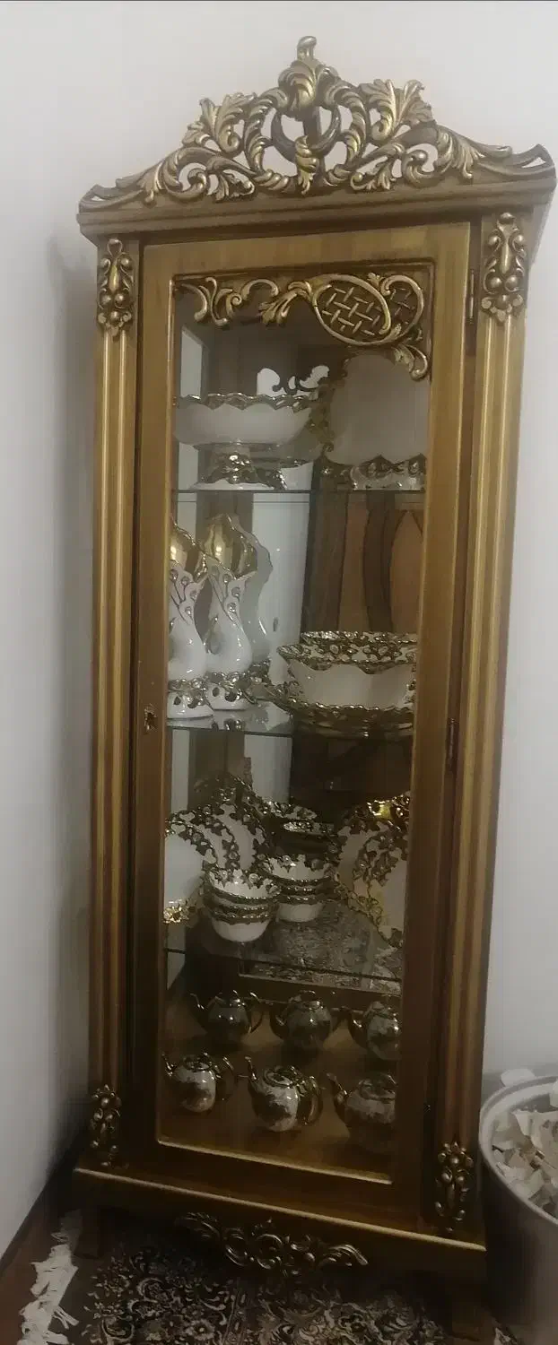 ویترین چوبی|بوفه، ویترین، کنسول|خمینی‌شهر, |دیوار