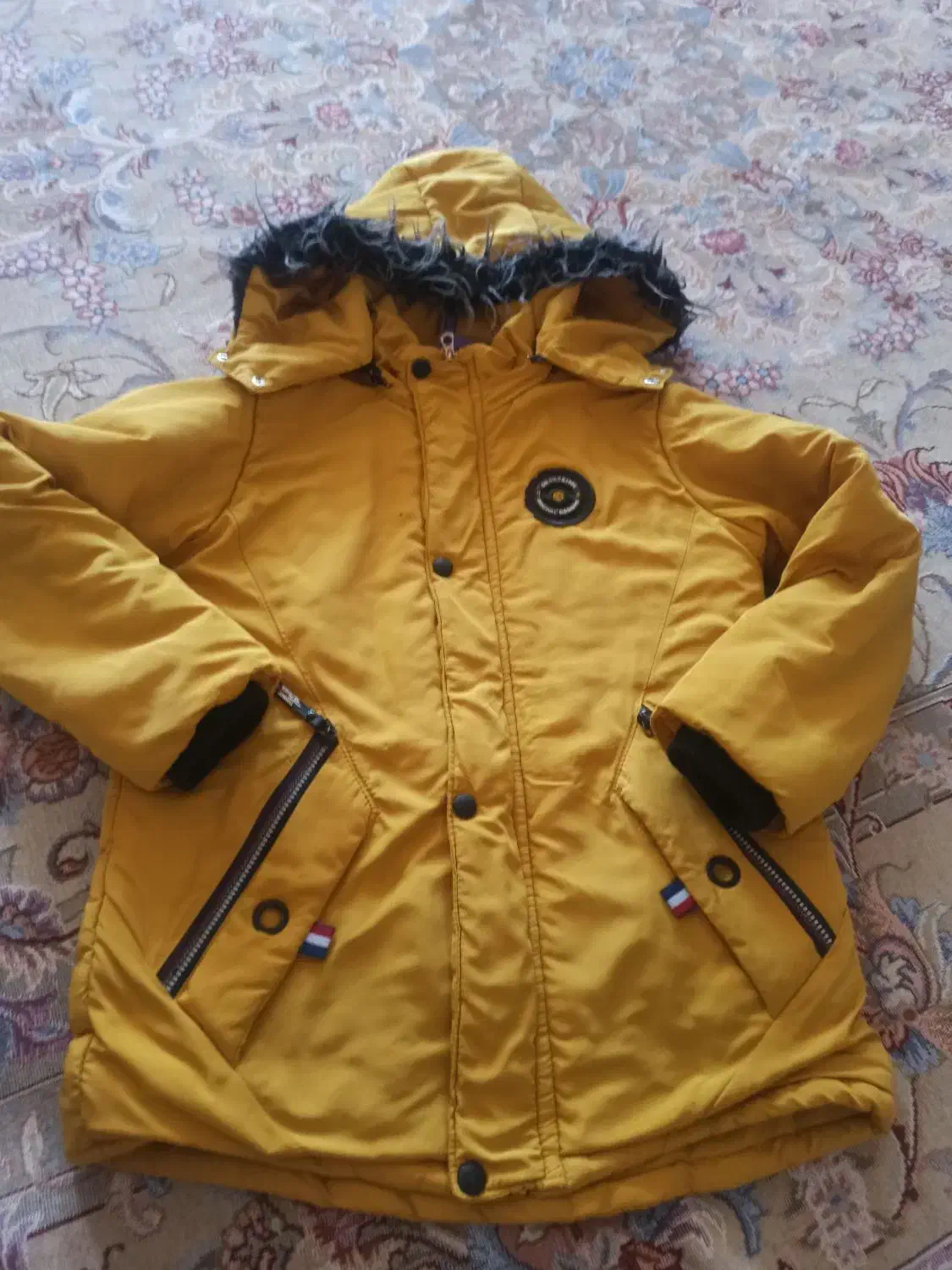 کاپشن دو عدد پافر کت لی کت مشکی شال وکلاه|کفش و لباس بچه|تبریز, |دیوار