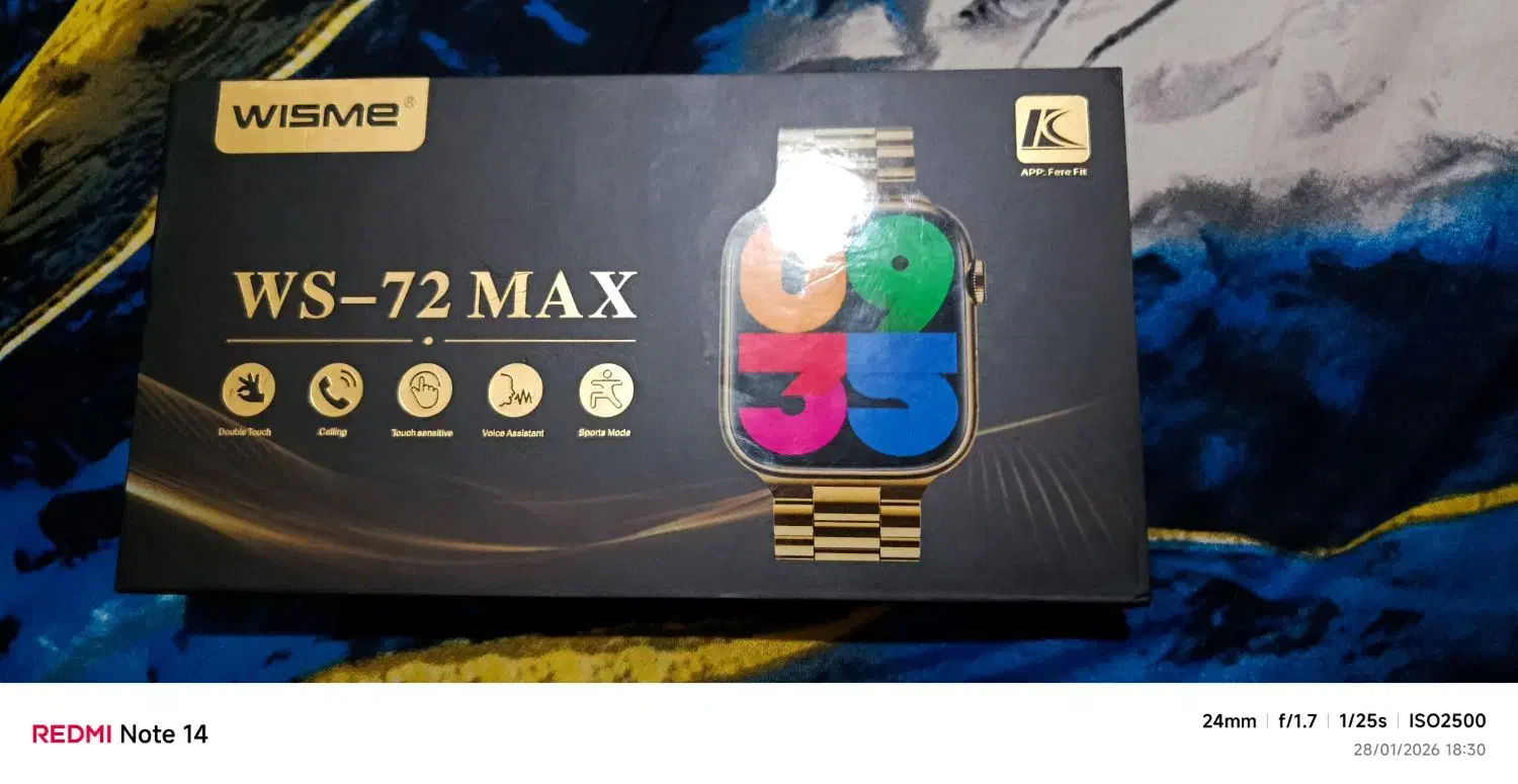 یک عدد ساعت مچی هوشمند مدل WS-72MAX|ساعت|شهرکرد, |دیوار