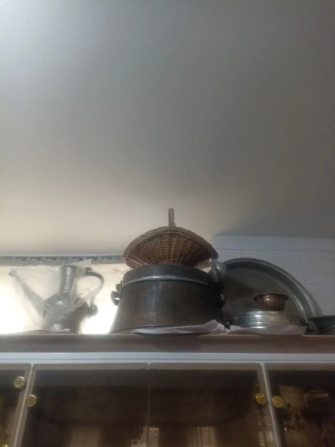 دیگ مس قدیم طلای ناب|ظروف پخت‌وپز|لردگان, |دیوار