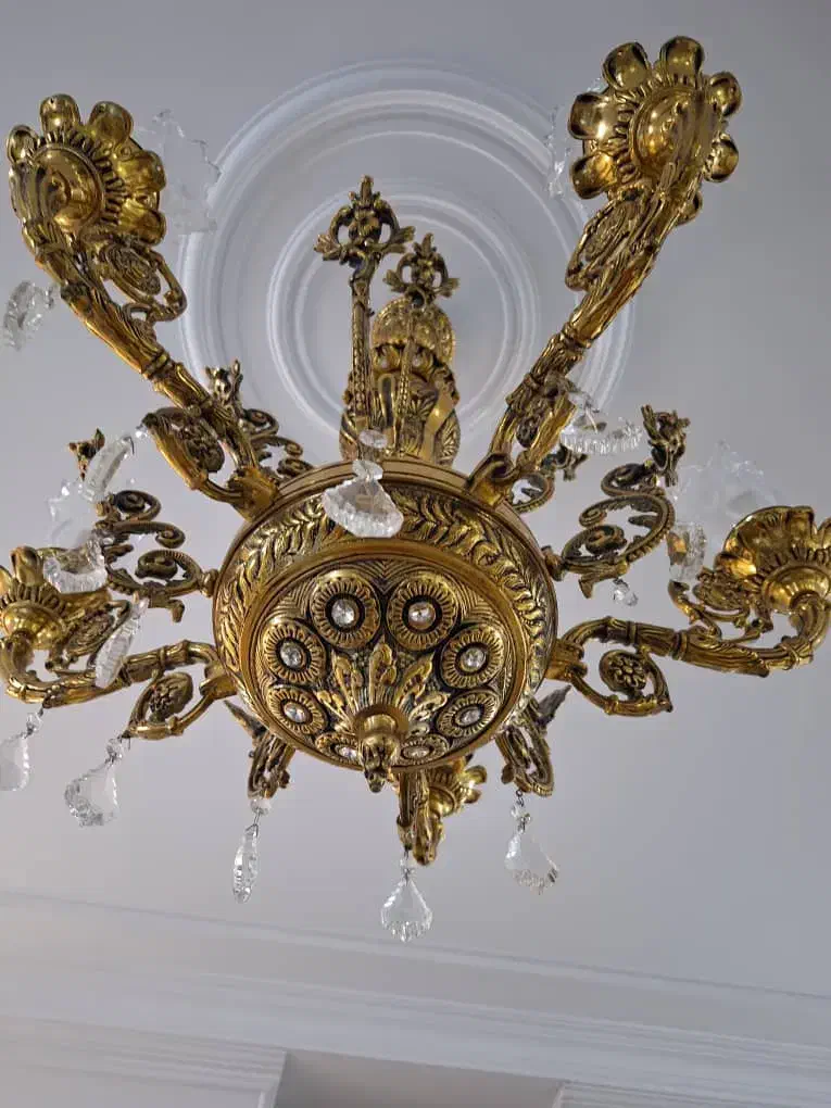 لوستر برنج|لوستر و چراغ آویز|تهران, چهارصد دستگاه|دیوار