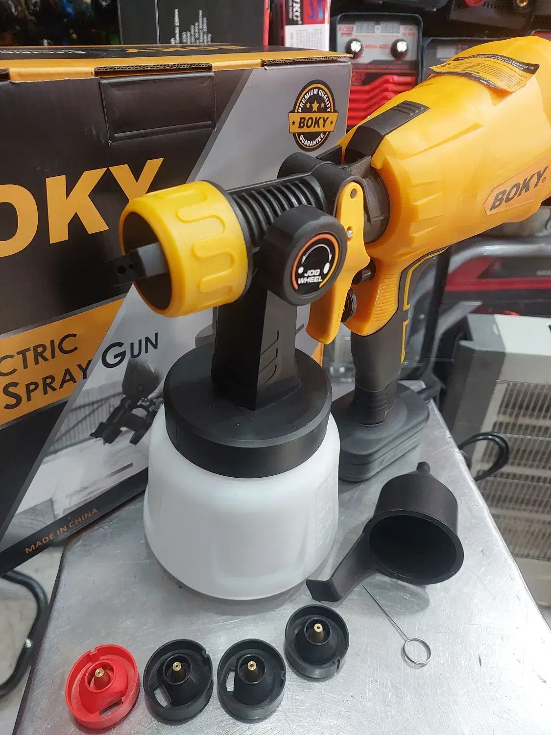 پیستوله رنگ برقی پر قدرت بوکی ۵۰۰ وات|ابزارآلات|شیراز, بازار|دیوار