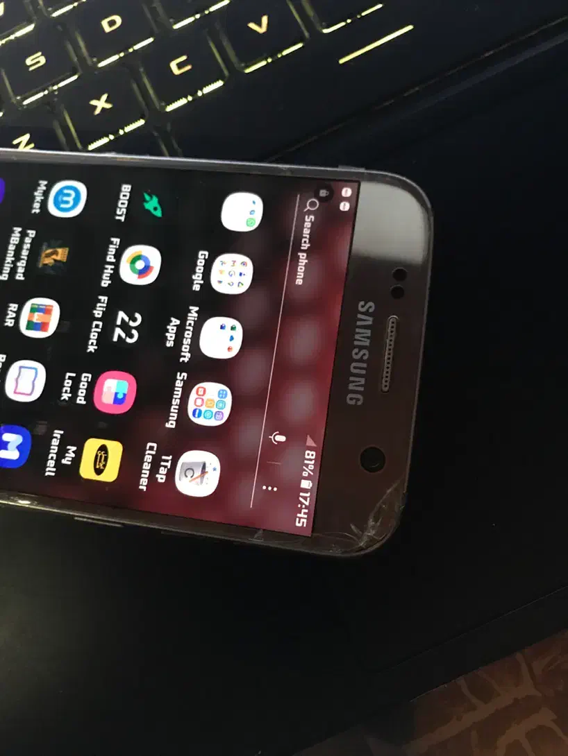 Galaxy S7 Flat 32GB dull Sim|موبایل|کرج, شیخ آباد|دیوار
