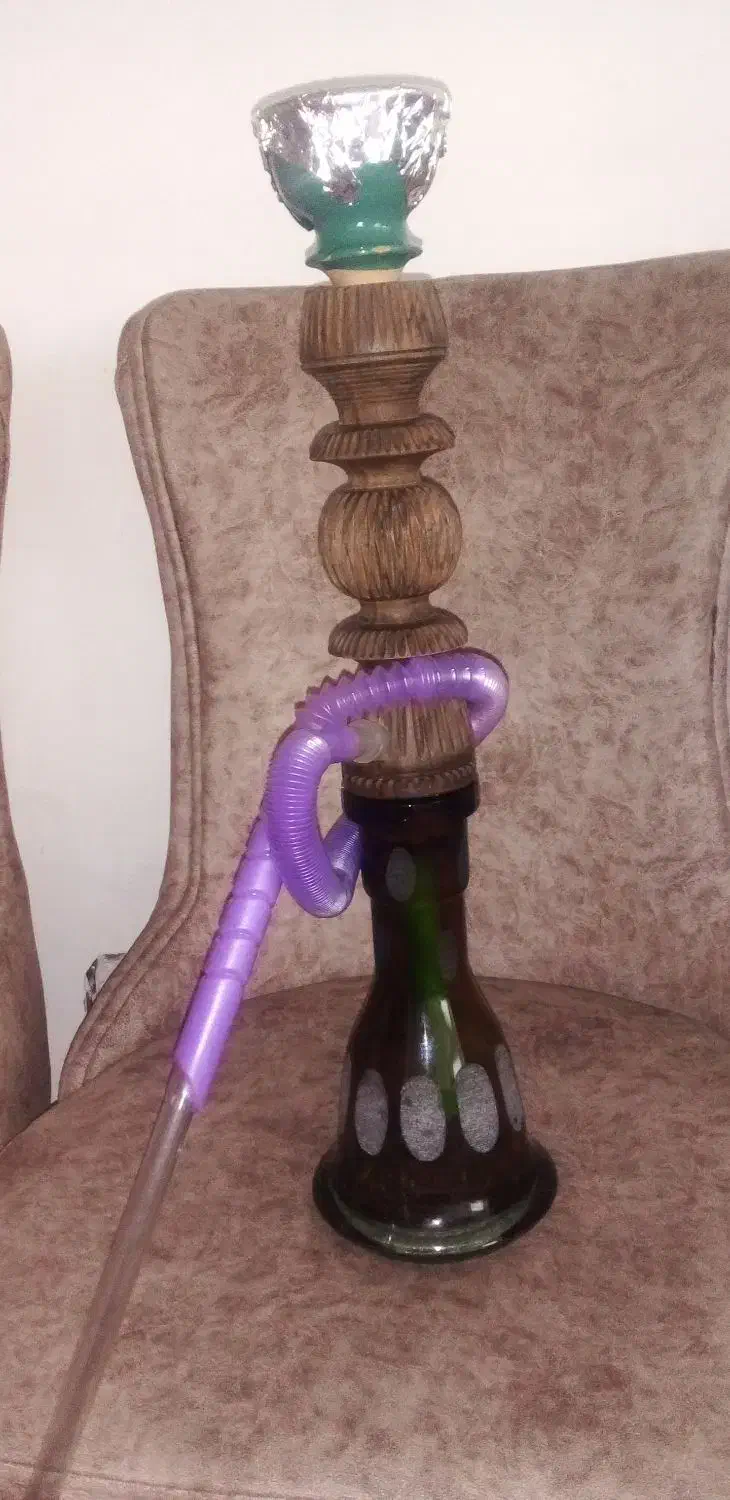 قلیون چوبی گردو|کلکسیون و سرگرمی|اردبیل, |دیوار