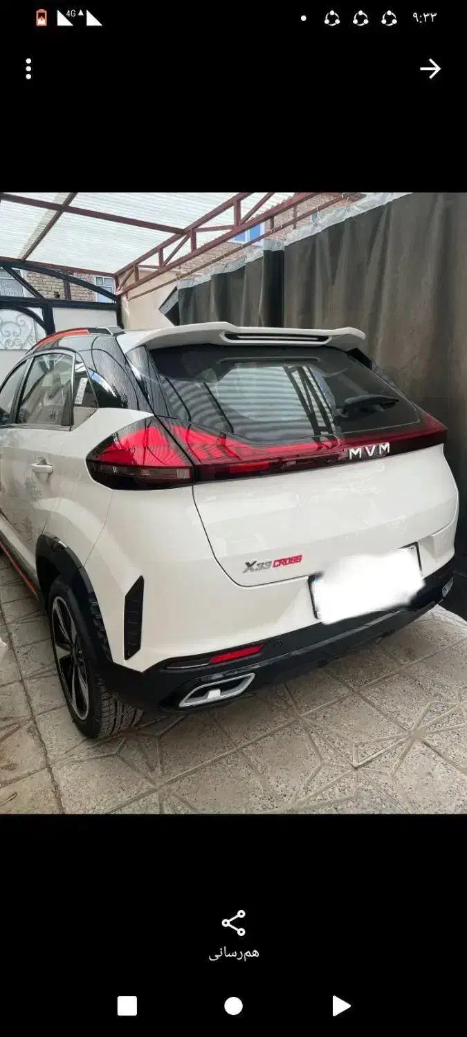x33 cross automatic|خودرو سواری و وانت|کرمانشاه, |دیوار