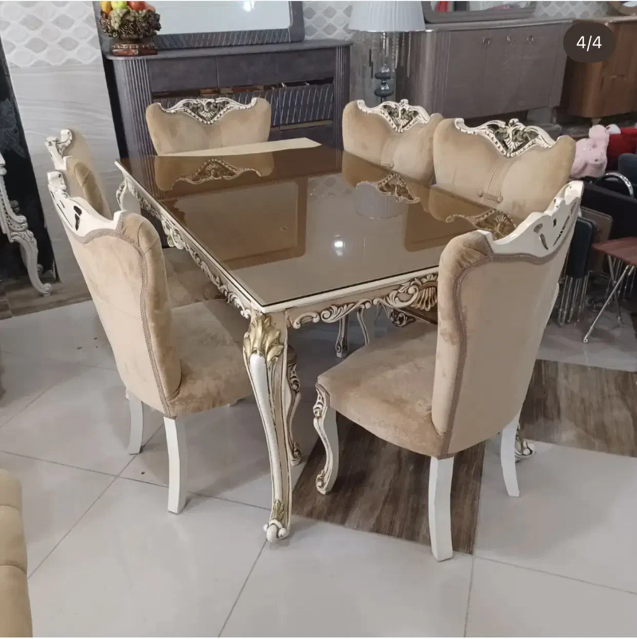 سرویس مبل هشت نفره ونهارخوری|مبلمان خانگی و میز عسلی|بانه, |دیوار