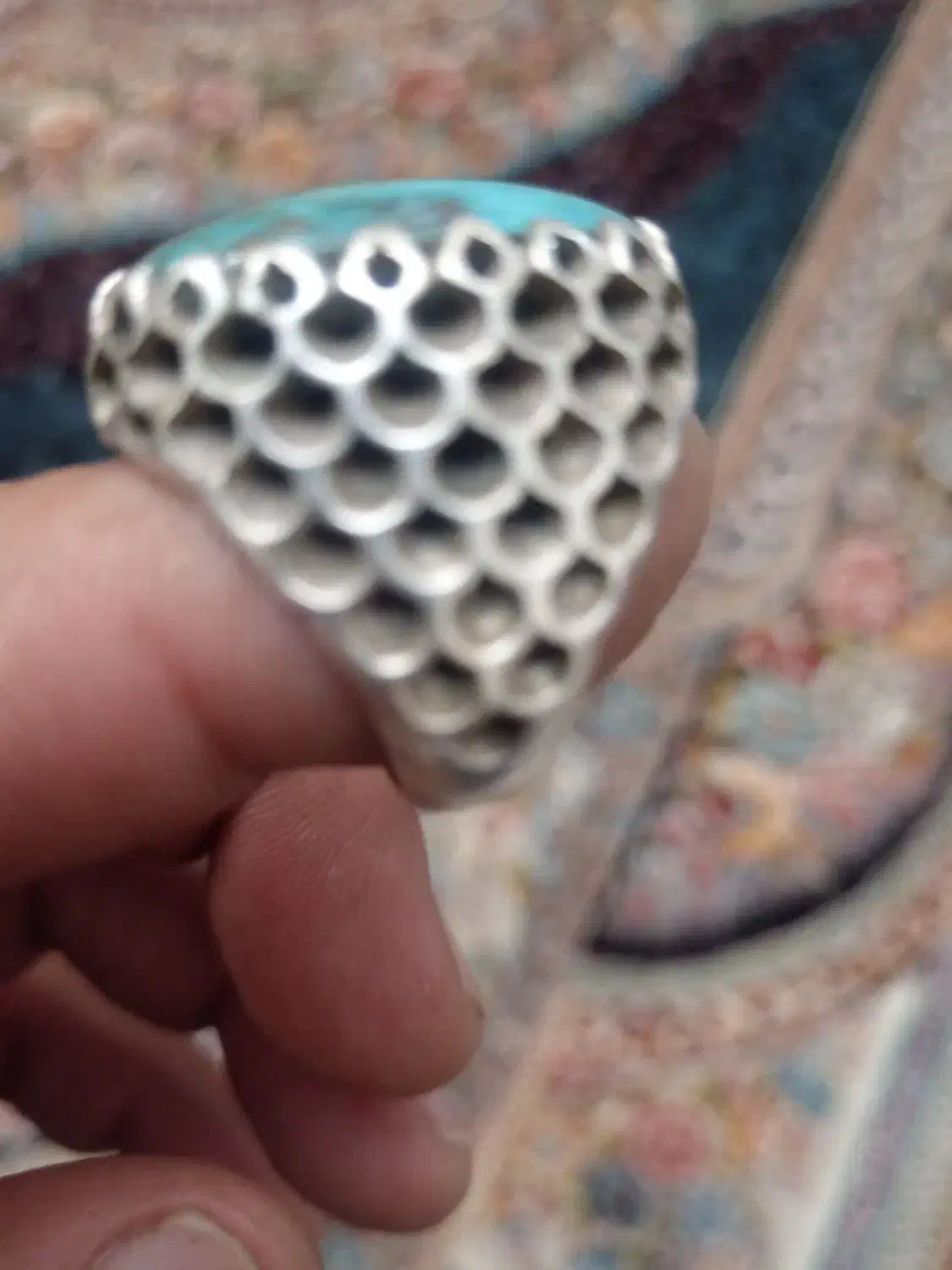 انگشتر نقره سنگین|جواهرات|میانه, |دیوار