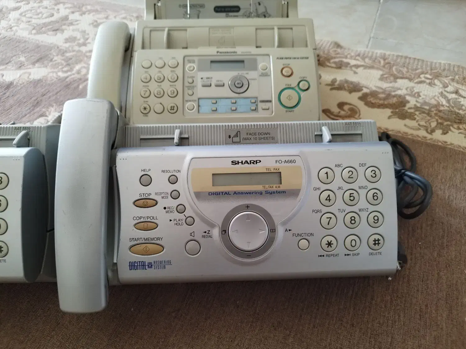 تلفن فکس پاناسونیک و شارپ|پرینتر، اسکنر، کپی، فکس|هشتگرد, فاز ۱ مهستان|دیوار