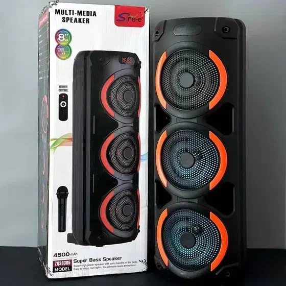 اسپیکر پارتی باکس شارژی ZQS یک متری|سیستم صوتی خانگی|مشهد, پنجتن|دیوار