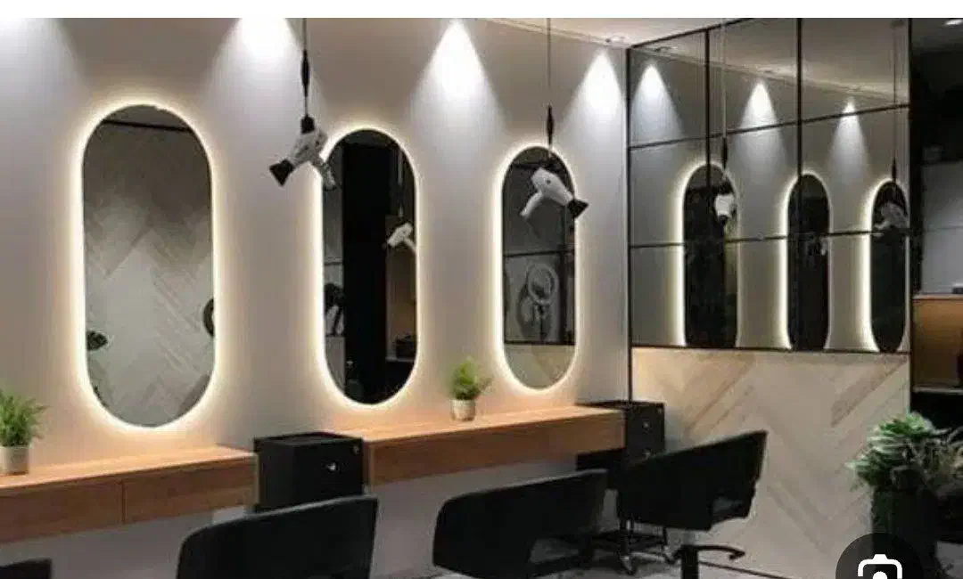 تولید انواع آینه های نور دار وآرایشی و بهداشتی|آینه|کاشان, ۲۲ بهمن|دیوار