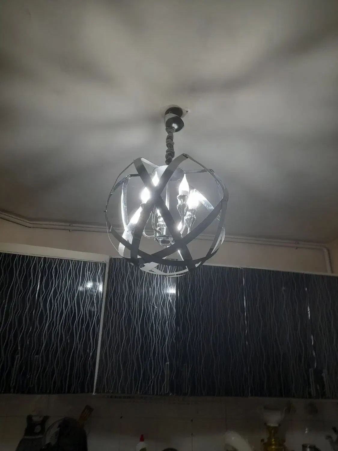 لوستر اشپزخانه|لوستر و چراغ آویز|اراک, |دیوار