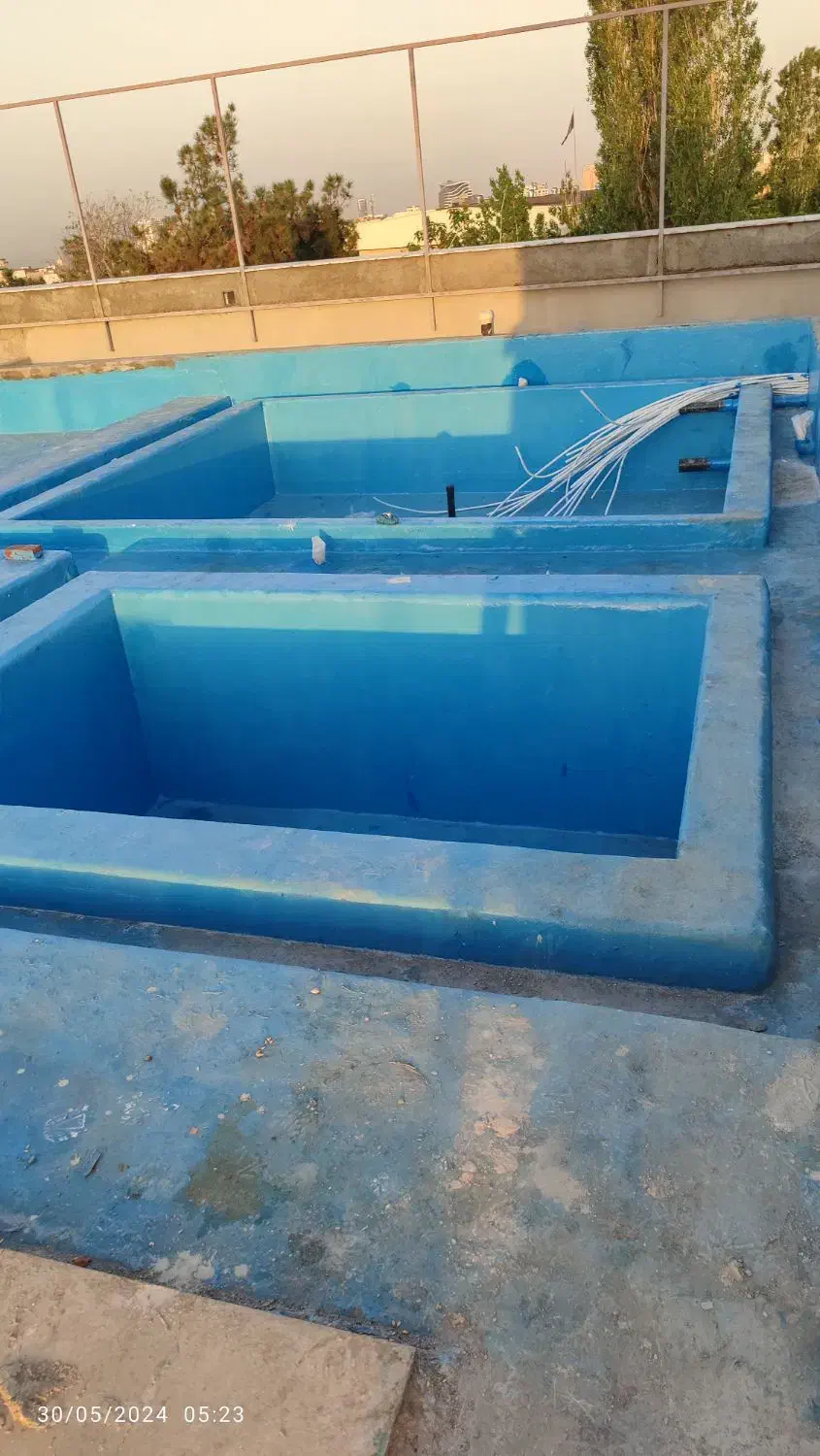اب بندی استخر جکوزی سونا عایق فایبرگلاس|خدمات پیشه و مهارت|لواسان, |دیوار