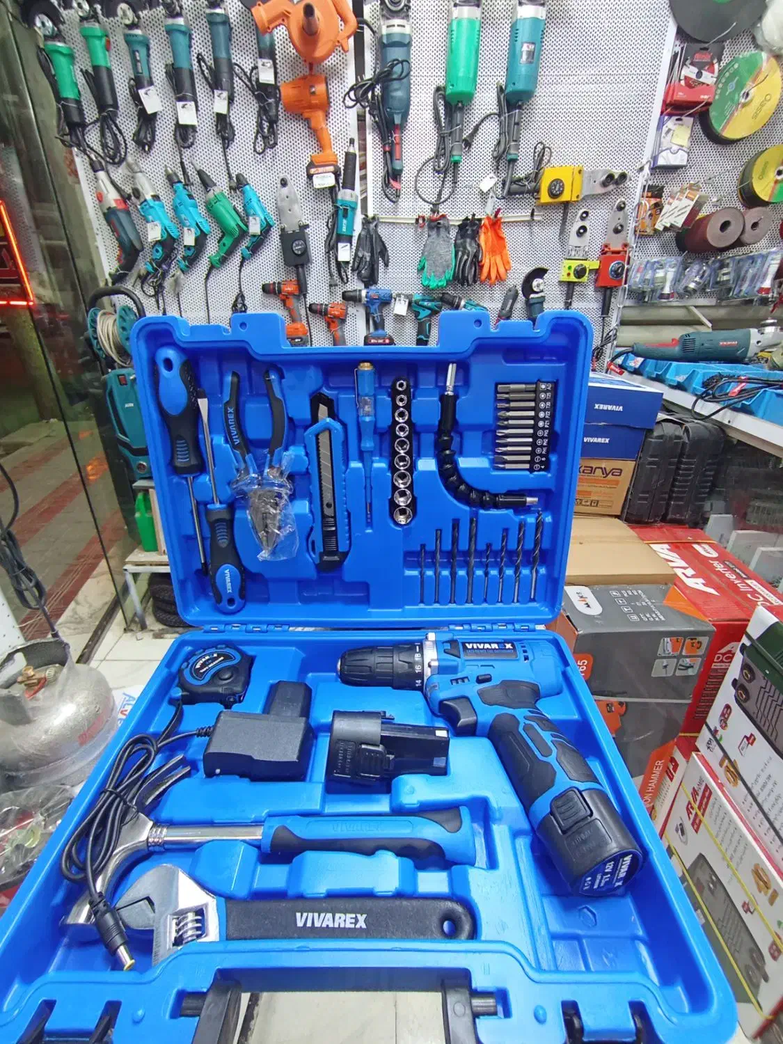 دریل شارژی12ولت ویوارکس بالوازم(برق وابزار احمدی)|ابزارآلات|ملایر, |دیوار