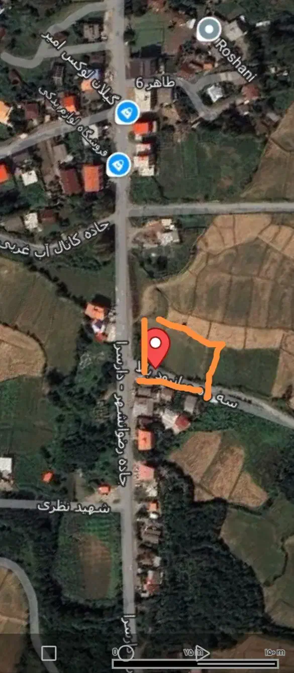 366مترزمین تجاری و مسکونی دو بحر متری15|فروش زمین و ملک کلنگی|رضوانشهر, |دیوار