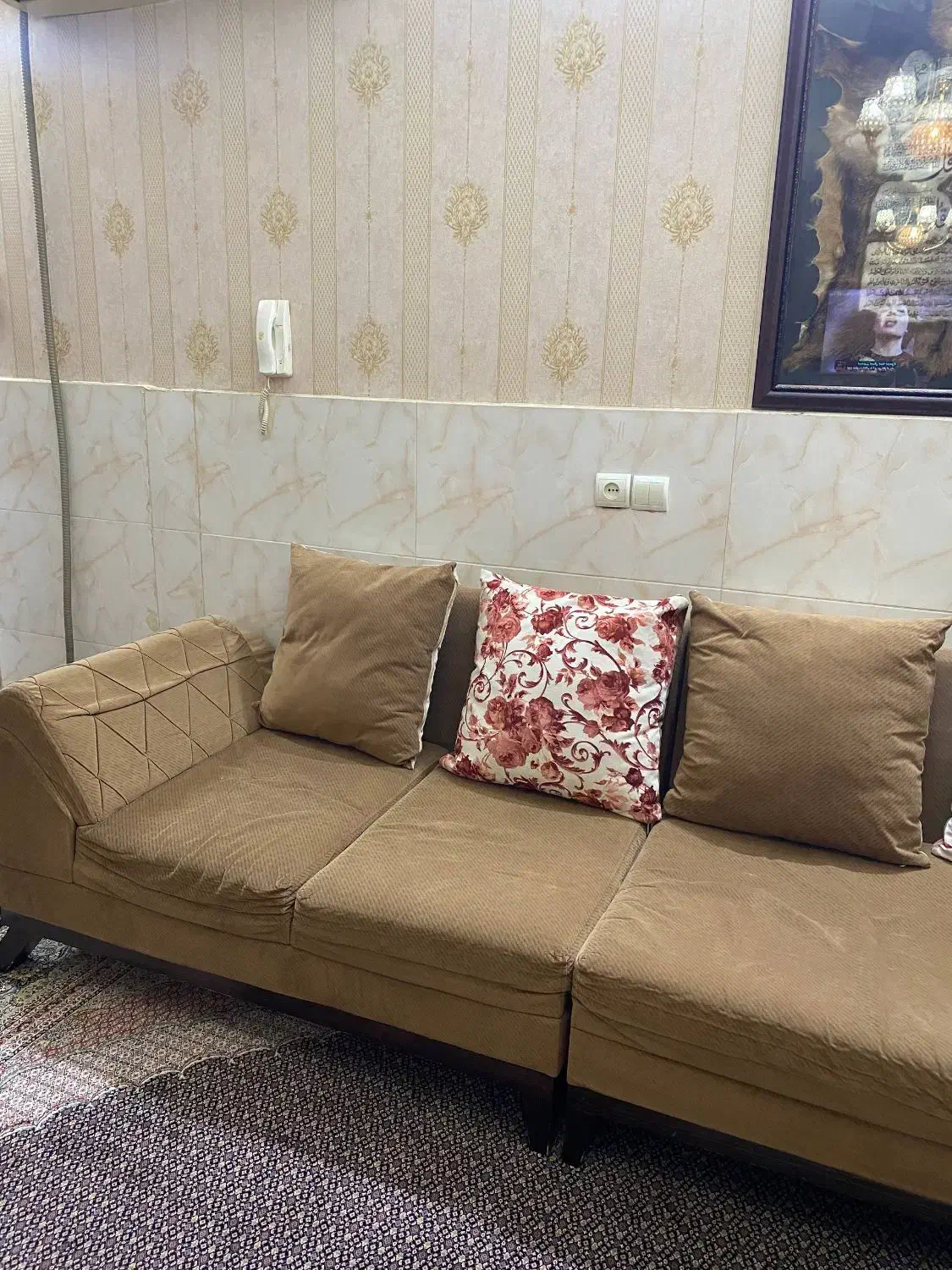 مبل  مدل ال|مبلمان خانگی و میز عسلی|رباط‌کریم, رباط‌کریم|دیوار