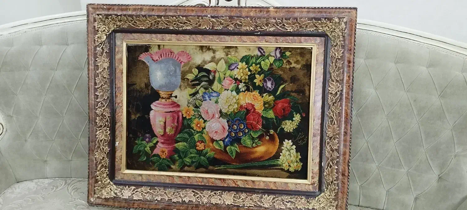 تابلو فرش دستبافت|تابلو فرش|مشهد, آزادشهر|دیوار