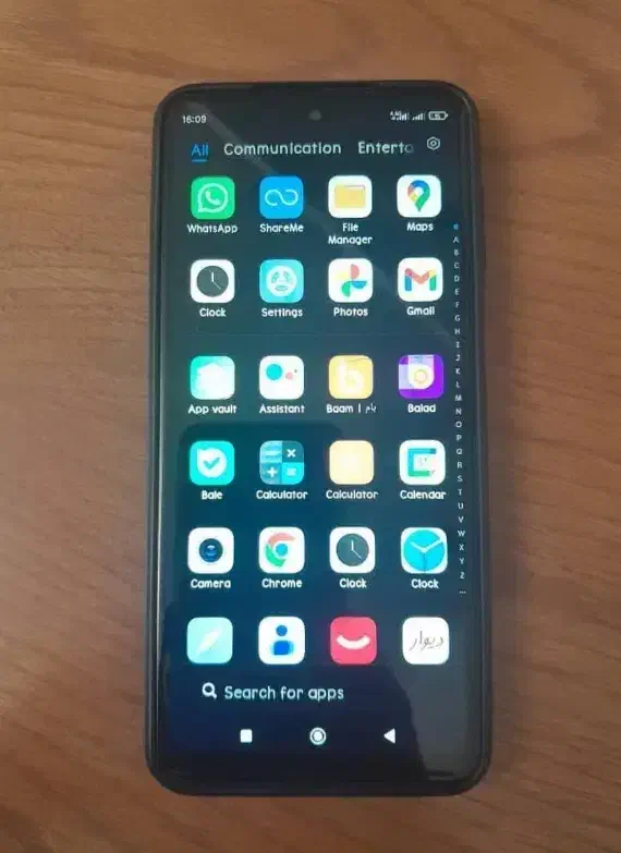 شیائومی ردمی نوت 9S آبی تمیز با جعبه|موبایل|جوین, |دیوار