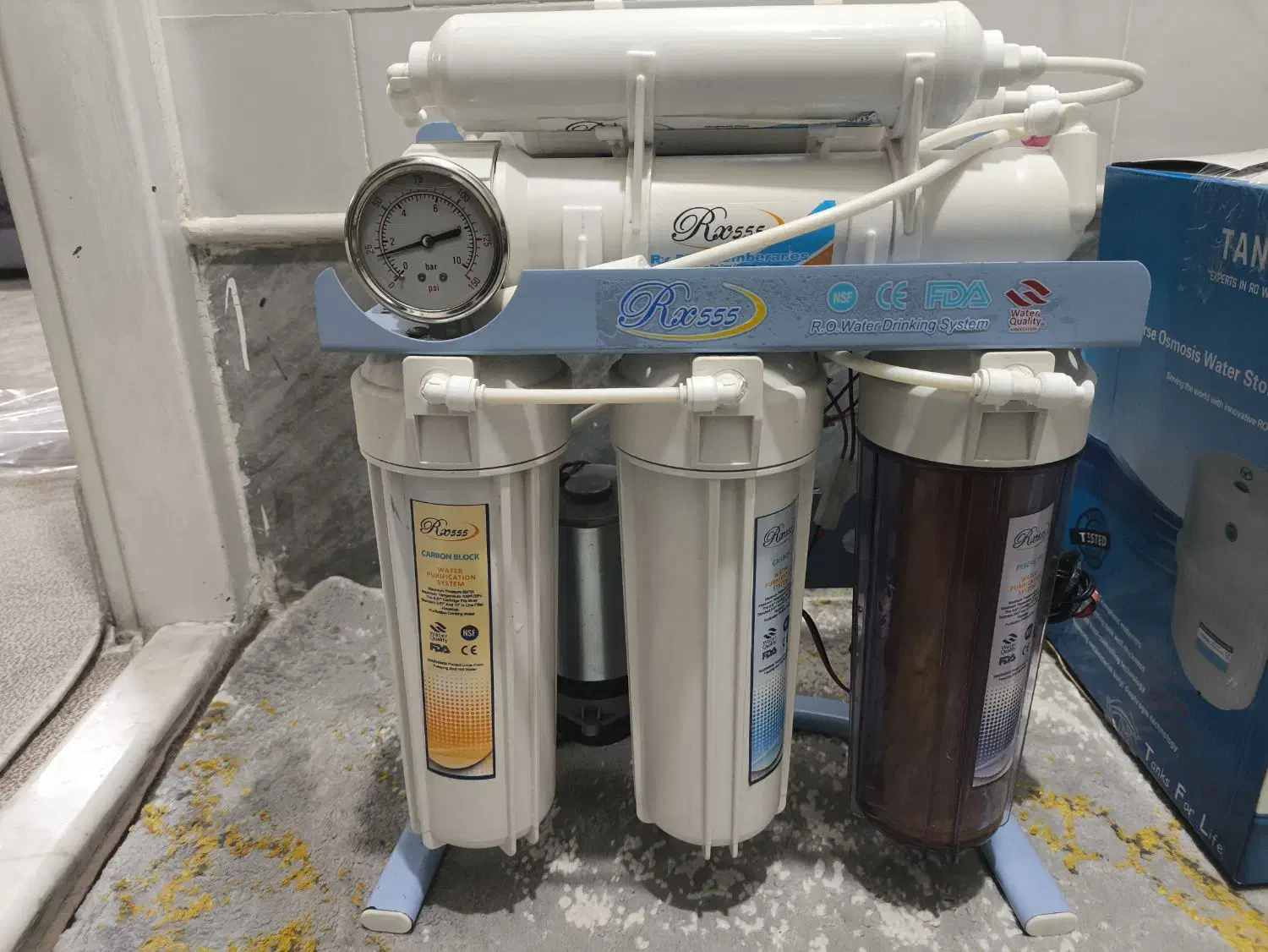 دستگاه آب تصفیه خانگی RX555، ۷ فیلتره|آبسردکن و تصفیه آب|قم, فرهنگیان و شهربانی|دیوار