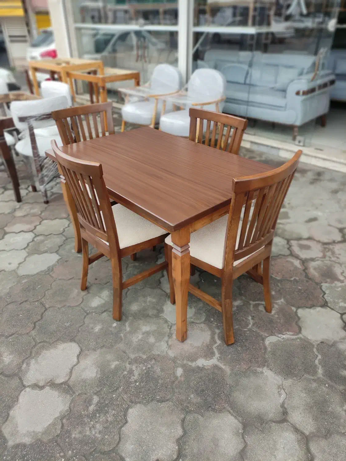 میز و صندلی چوب تمام نراد|میز و صندلی غذاخوری|رشت, گلزاران|دیوار