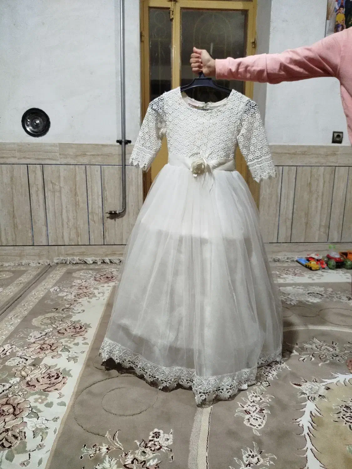 لباس تور  برای عروسی دخترانه|کفش و لباس بچه|یاسوج, |دیوار