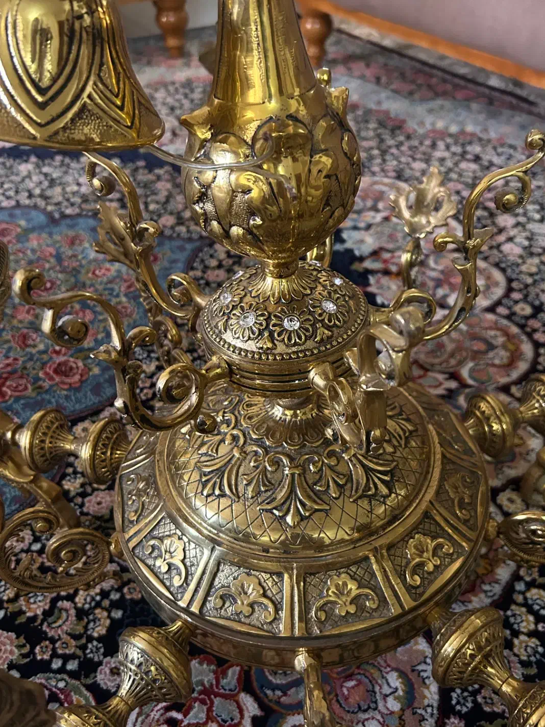 لوستر برنز|لوستر و چراغ آویز|قم, پردیسان|دیوار