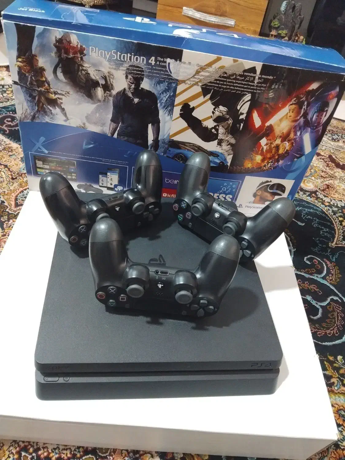 PS4 اسلیم سه دسته ورژن اروپا|کنسول، بازی ویدئویی و آنلاین|هشتگرد, هشتگرد قدیم|دیوار