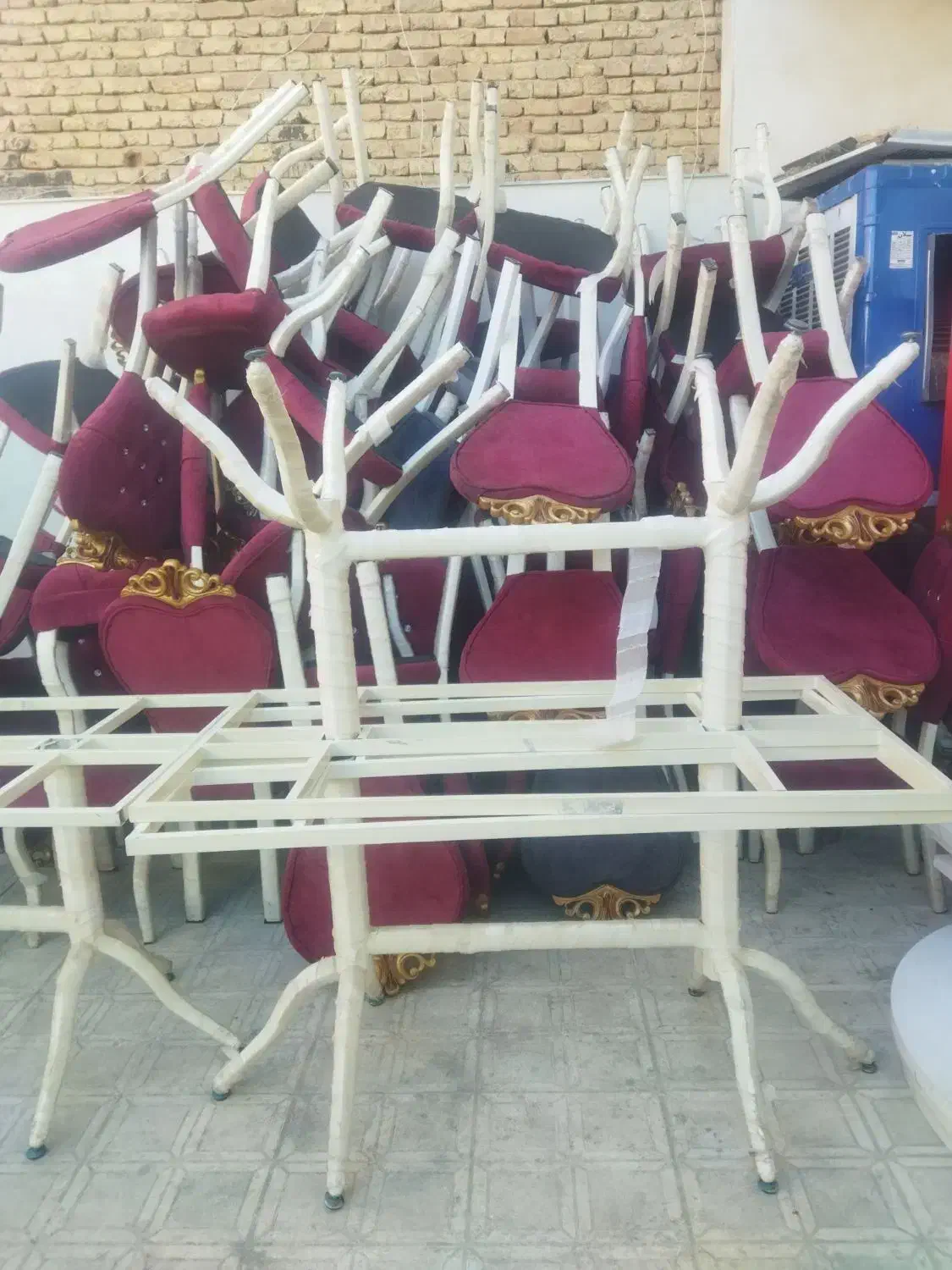 صندلی غذاخوری به همراه میز|میز و صندلی غذاخوری|قروه, |دیوار