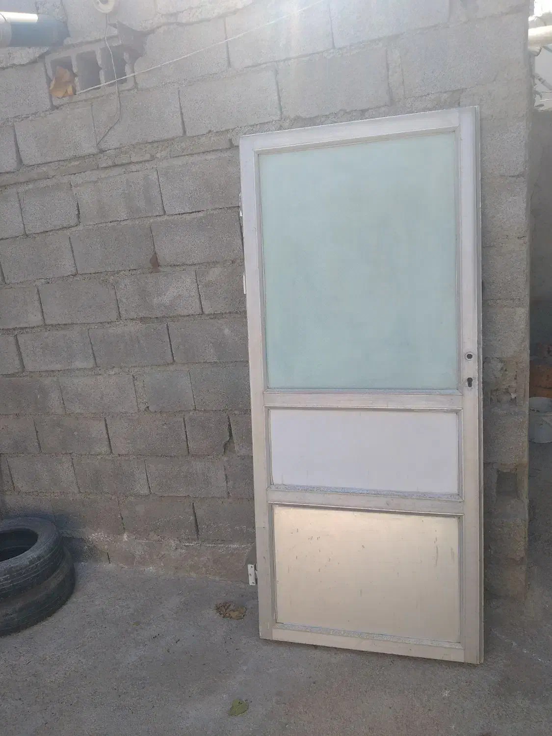 فروش فوری یک عدد درب آلومینیومی قیمت خوب|مصالح و تجهیزات ساختمان|چابهار, |دیوار