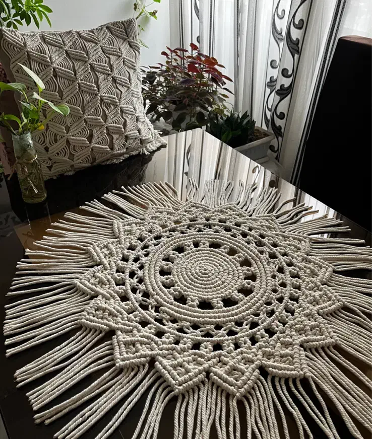 تخفیف دیوار کوب مکرومه|تابلو، نقاشی، عکس|بجنورد, |دیوار