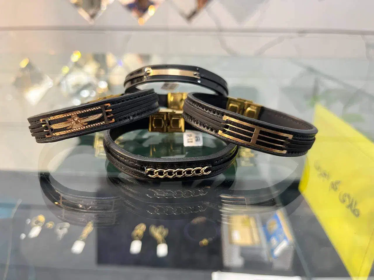 دستبند چرم مردانه|جواهرات|تهران, خلیج فارس|دیوار