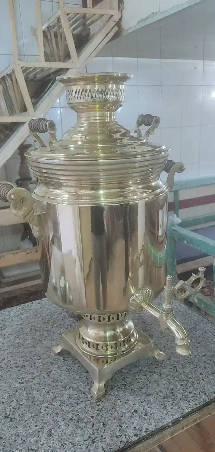 دوعددسماور ذغالی وگازی.ذغالی ۳۰ لیتر.گازی ۴۰ لیتر|سماور، چای‌ساز، قهوه‌ساز|بناب, |دیوار