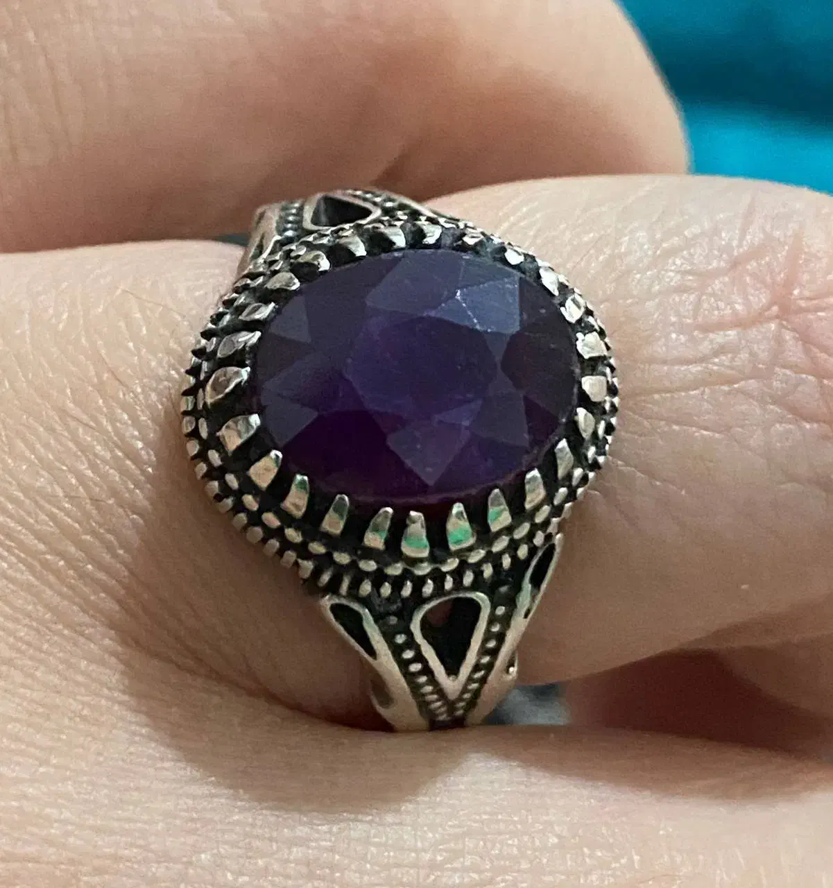 انگشتر دست‌ساز با سنگ طبیعی. یاقوت|جواهرات|محمدشهر, محمدشهر|دیوار