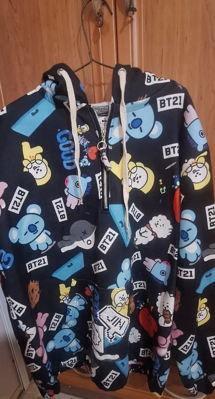 هودی طرح عروسکهای بی تی اس|لباس|اسلام‌شهر, شهرک سالور|دیوار