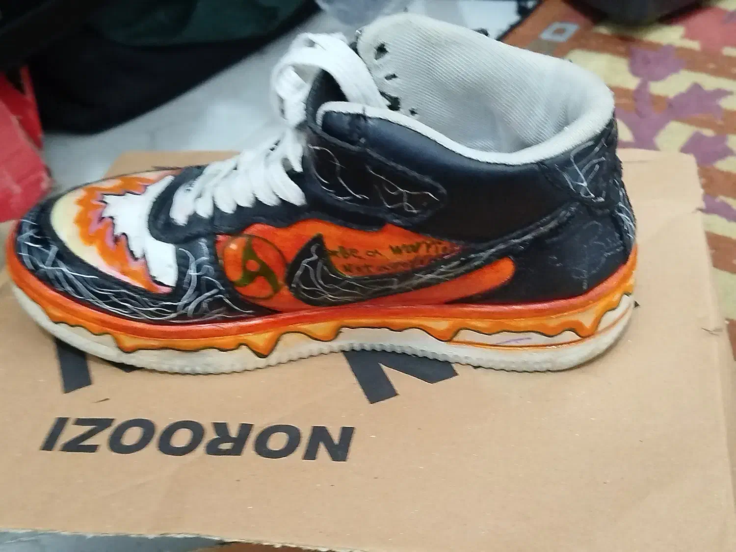 کفش نایک   طراح دار سایز 39|کیف، کفش، کمربند|بابل, |دیوار