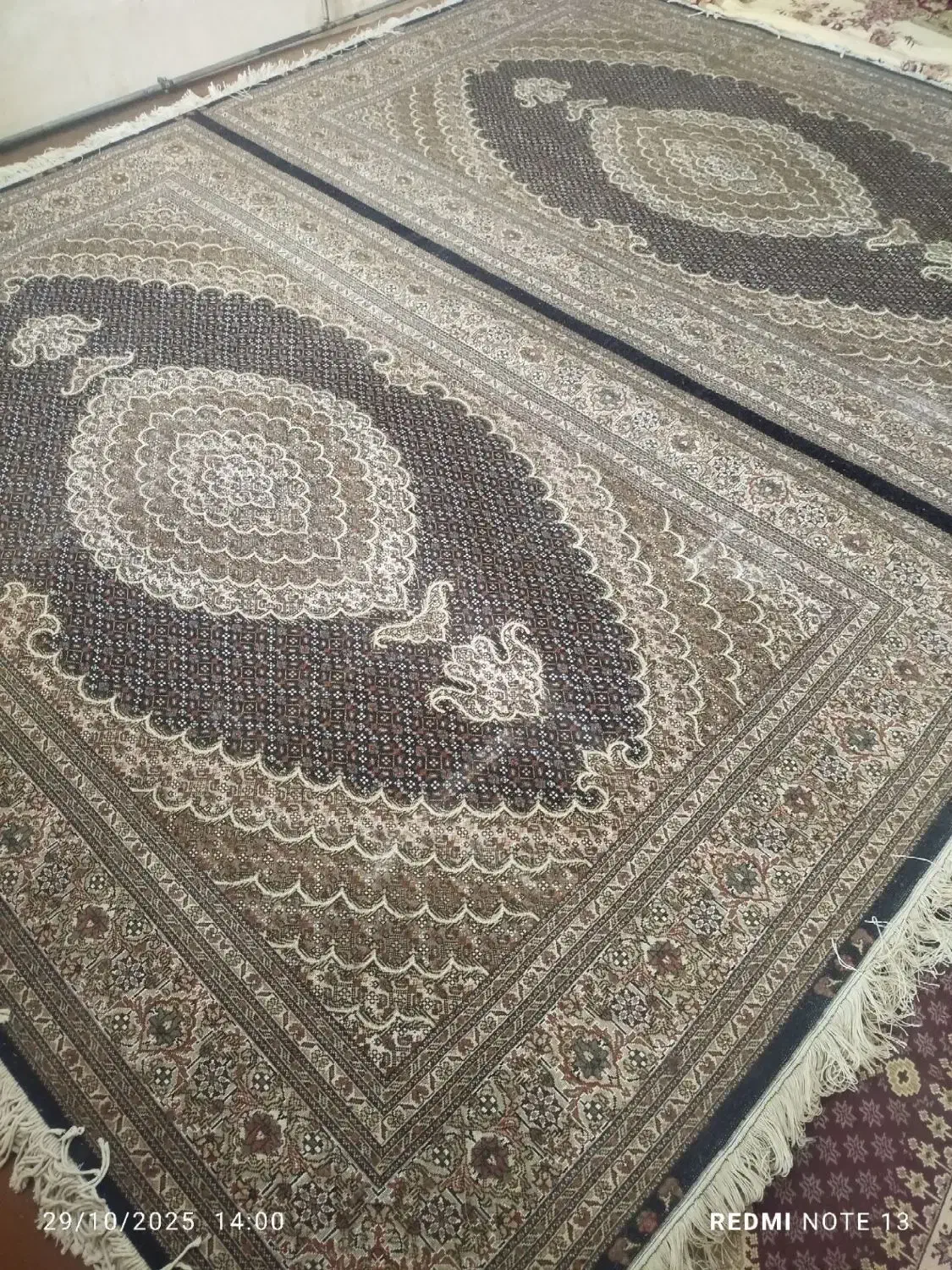 رج فرش چهله بافنده ام بدون ایراد هس|فرش|خوی, |دیوار