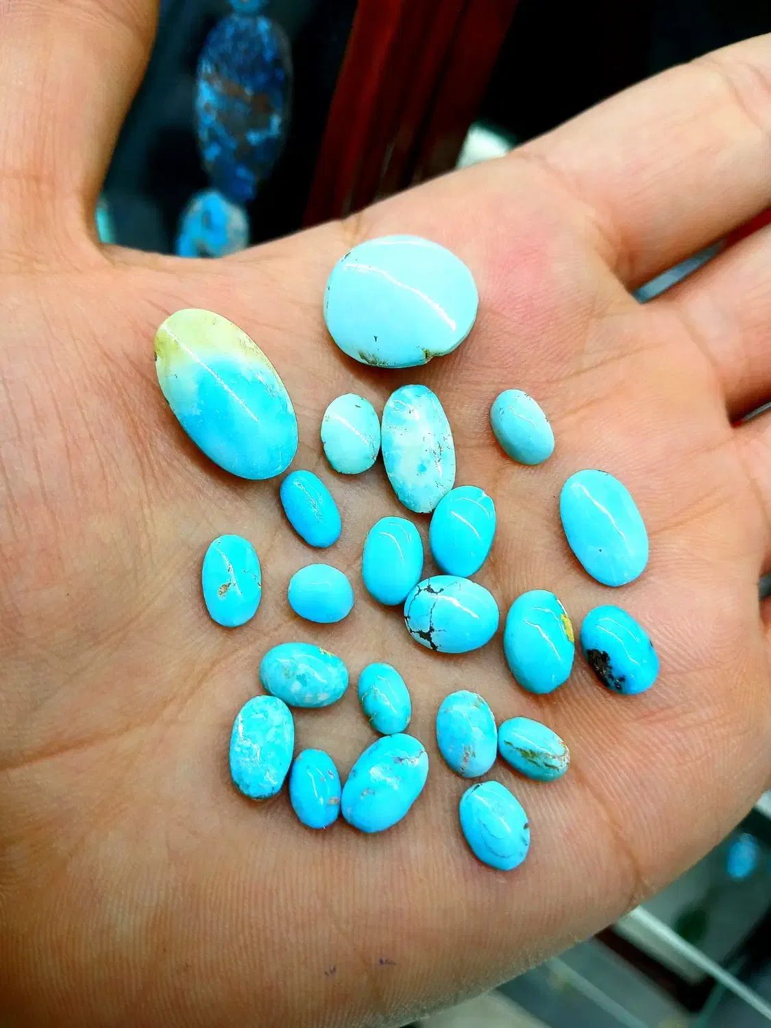 سنگ فیروزه های اصل و با کیفیت نیشابوری|جواهرات|آبادان, |دیوار