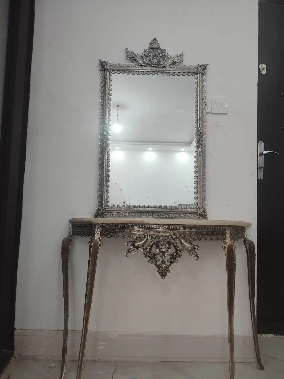 آینه شمدان|مبلمان خانگی و میز عسلی|کنگاور, |دیوار