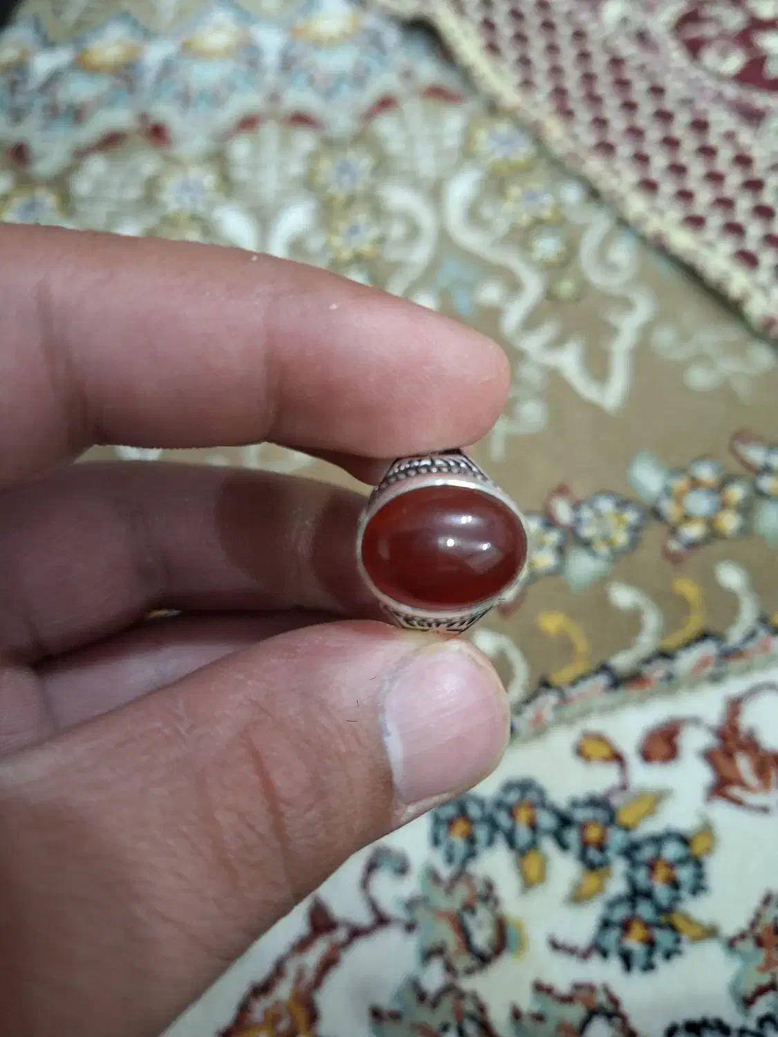 انگشترنقره|جواهرات|مبارکه, |دیوار