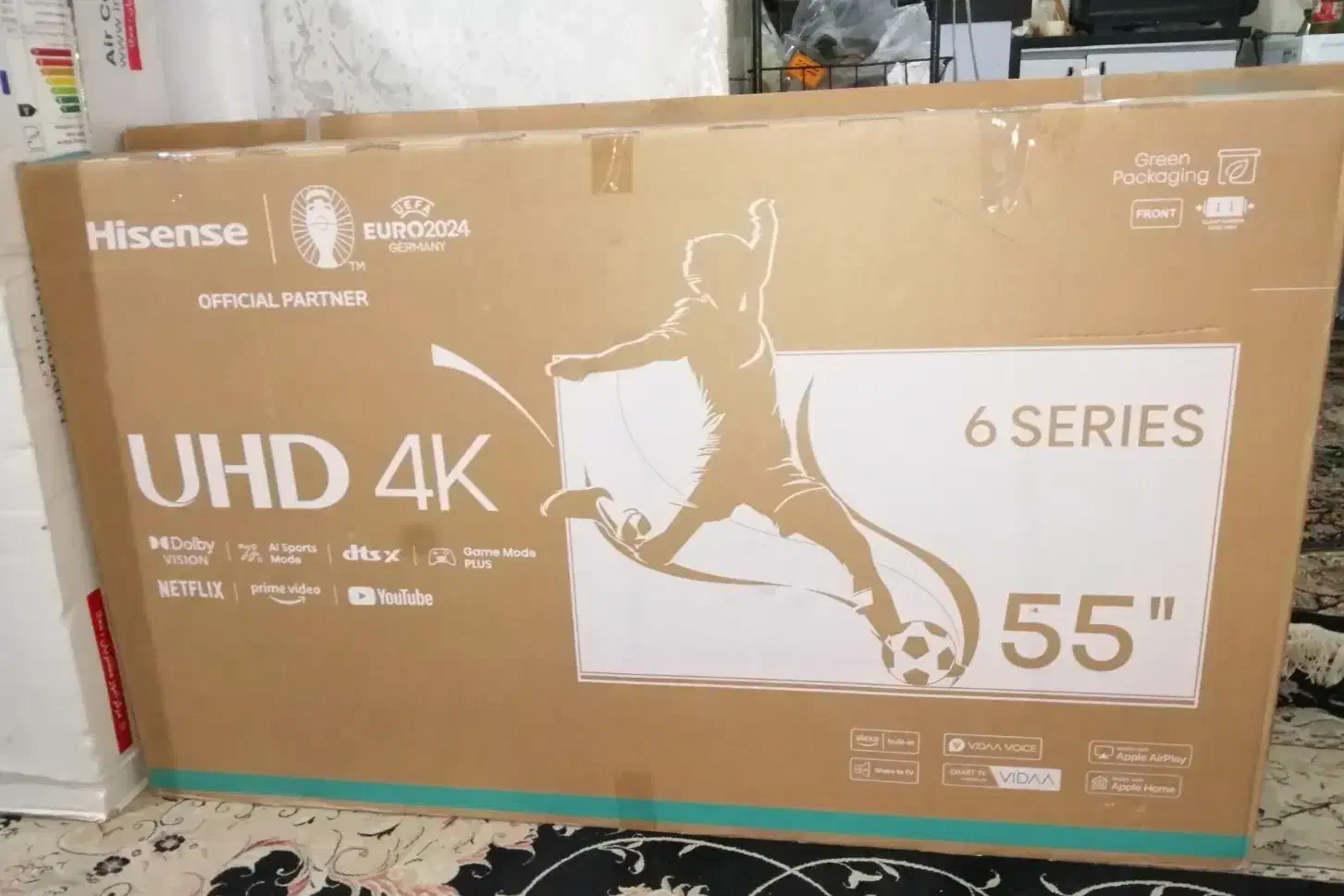 ال ای دی ۵۵ اینچ هایسنس مدل A62NS آکبند 2024|تلویزیون و پروژکتور|اهواز, پردیس دو|دیوار