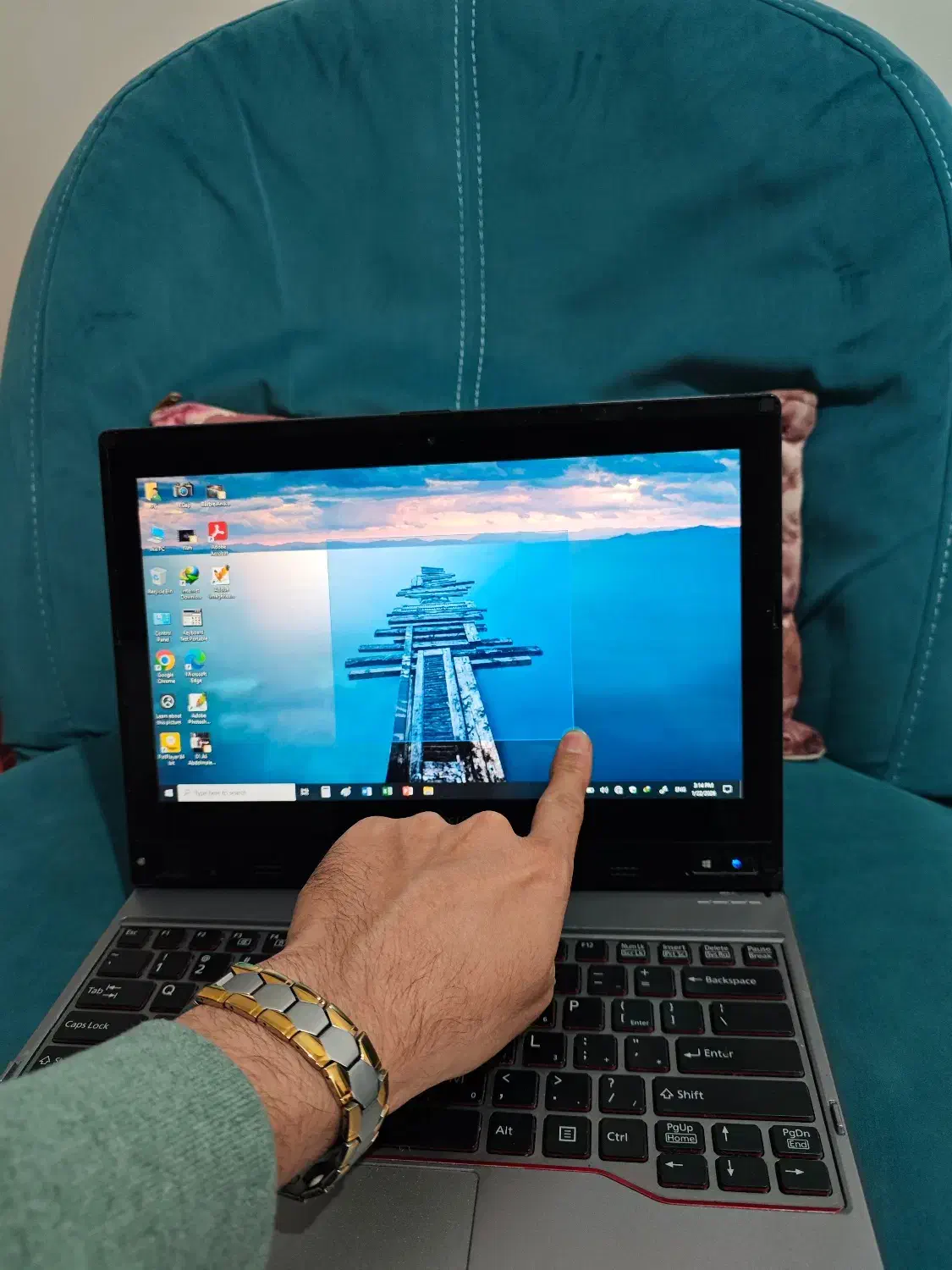 لپتاپ لمسی تبلت شو نسل۶ با رم 8DDR4 هارد256SSD|رایانه همراه|کرج, باغ سیب|دیوار