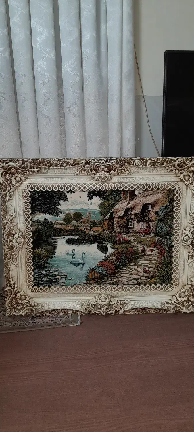 تابلو فرش ماشینی|تابلو فرش|پاکدشت, حصار امیر|دیوار