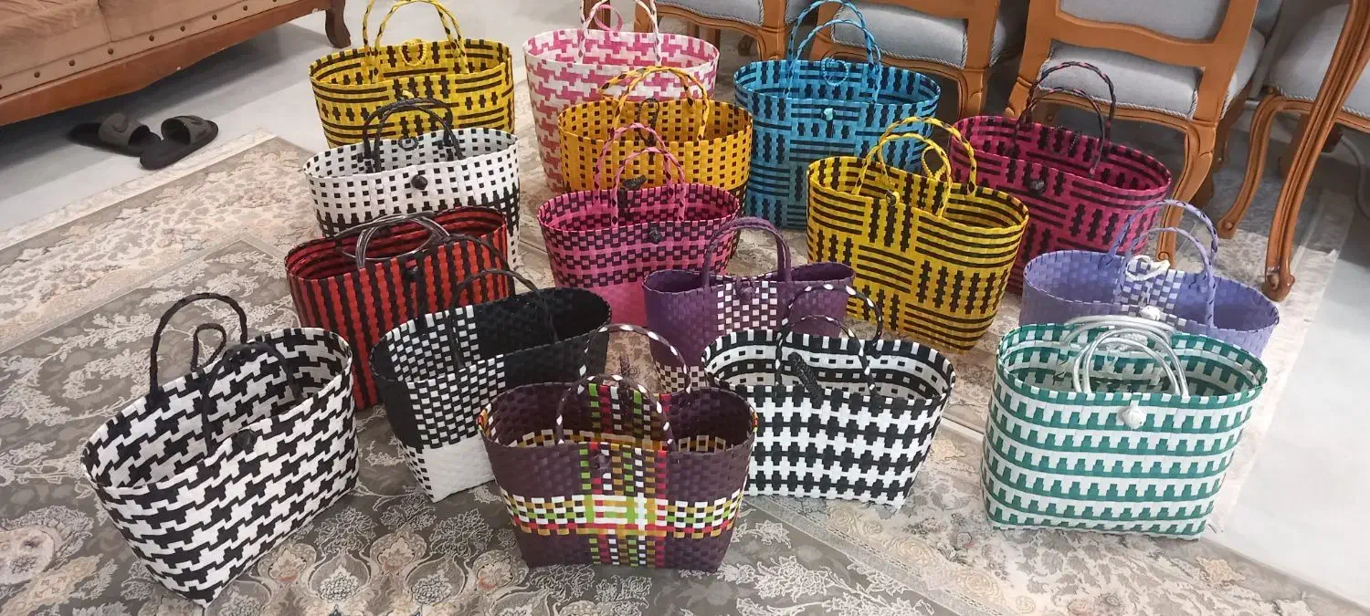 سبد حصیری دست بافت شمالی|صنایع دستی و سایر لوازم تزئینی|قم, منبع آب|دیوار