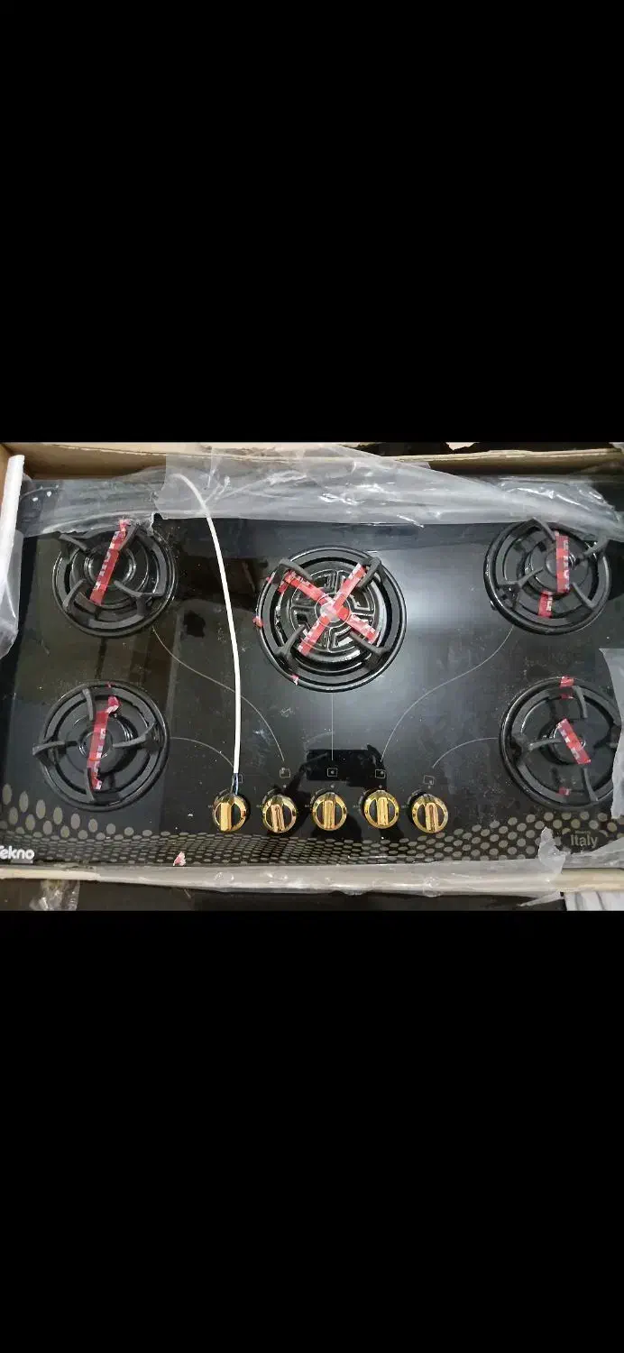 گاز پنچ شعله مارک تکنو ایتالیایی اصل|اجاق گاز و لوازم برقی پختوپز|مسجد سلیمان, |دیوار