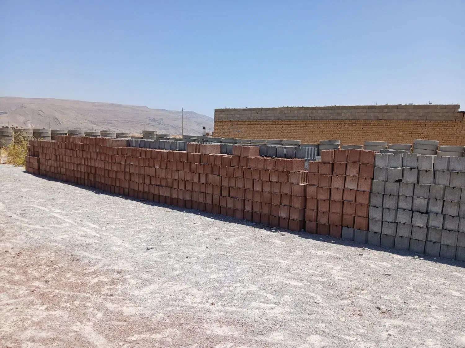 بلوک نمارنگی وساده وتیرچه وبلوک ودس چاه|مصالح و تجهیزات ساختمان|مرودشت, کوشک|دیوار