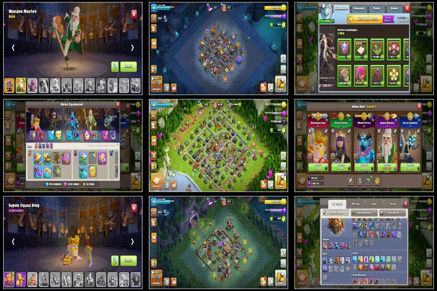 اکانت کلش ناب قدیمی|کنسول، بازی ویدئویی و آنلاین|رشت, رشتیان|دیوار