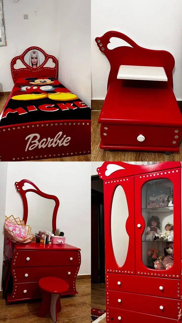 تخت خواب|تخت و سرویس خواب|جم, |دیوار