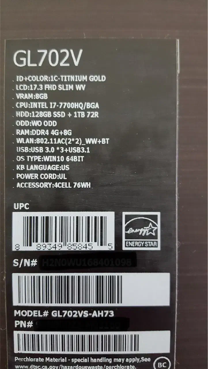 GL702VS-AH73 لپ تاپ گیمینگ نو|رایانه همراه|تهران, حکیمیه|دیوار