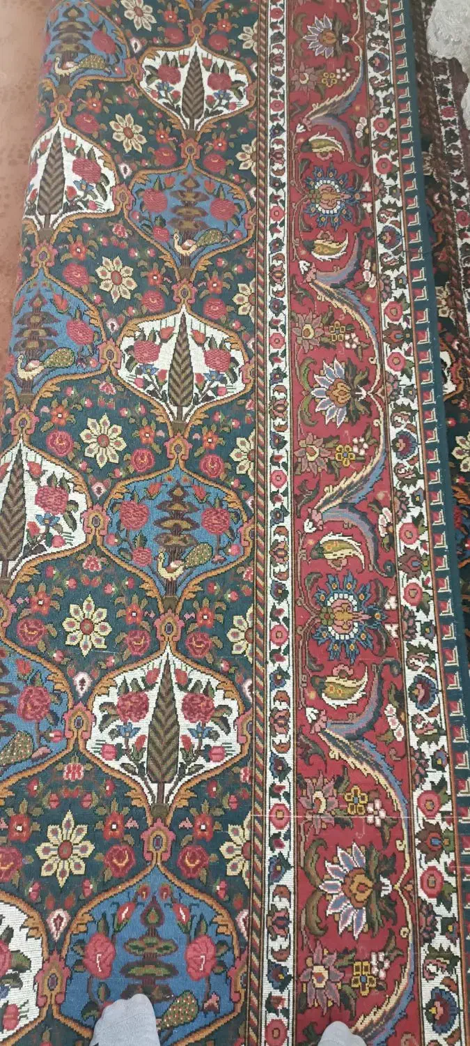 قالی خانگی  طرح سرو و کاج|فرش|شهرکرد, |دیوار